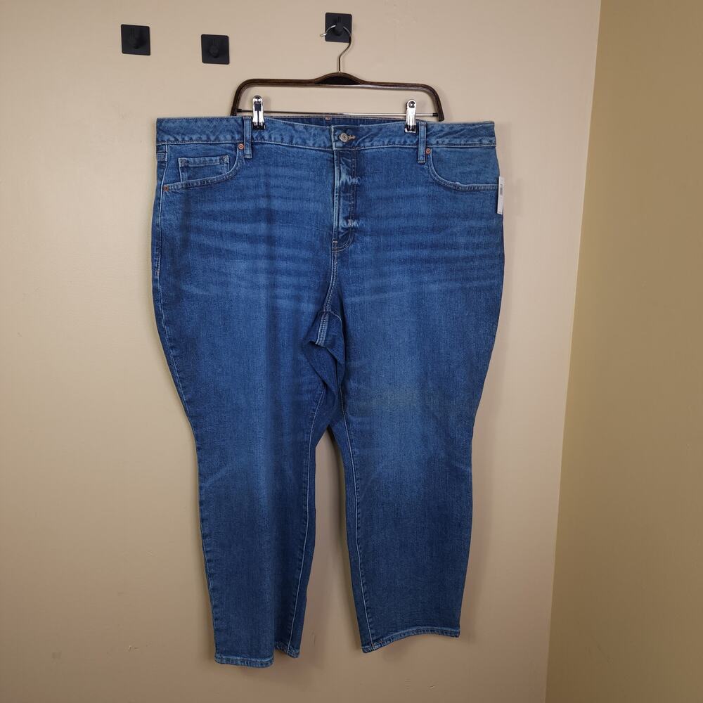 Old Navy Curvy High-Waisted OG Straight Ankle Jeans Size 24